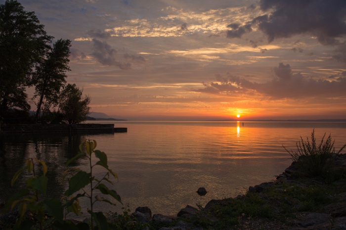 Lever de soleil sur le lac de Neuchâtel - 014